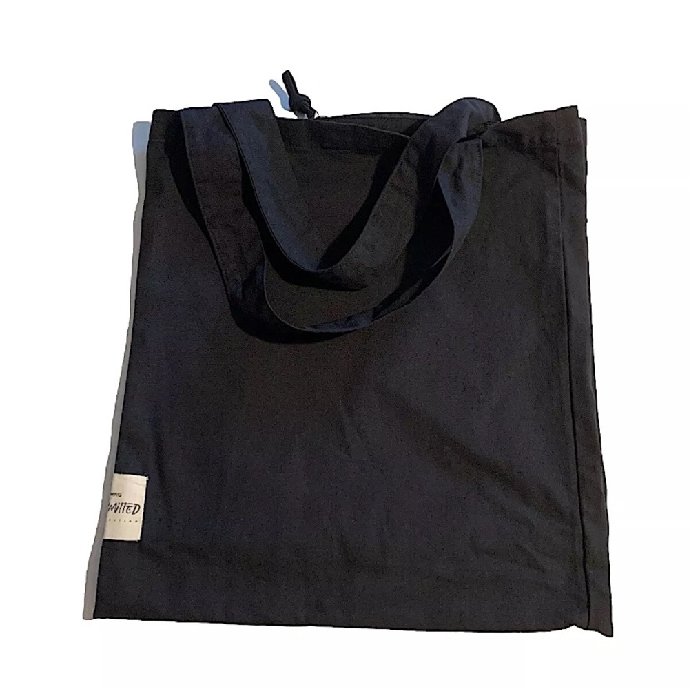 Mango - Basic Functional Black Fabric Tote ! - image 1